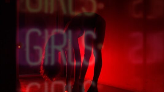 light sign display 'Girls"