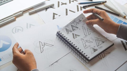drawing a logo