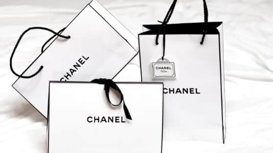 Chanel paper bag