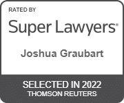 Super Lawyers badge to Joshua Graubart