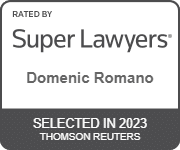 Super Lawyers Domenic Romano badge