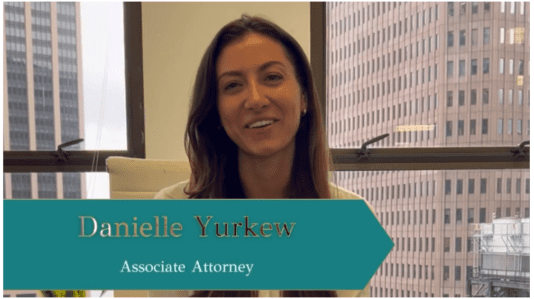 female associate, Danielle Yurkew