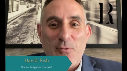 Attorney David Fish in a thumbnail for YouTube content