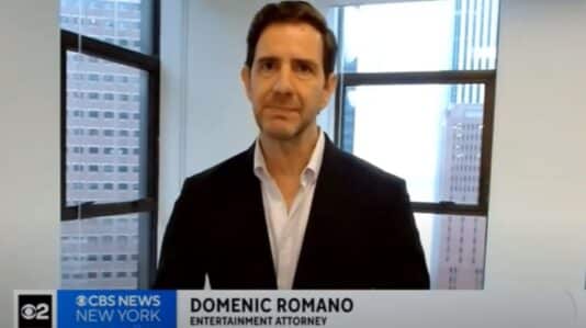 male Entertainment Attorney Domenic Romano