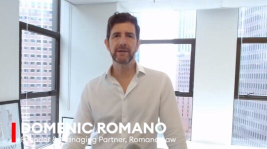 male Entertainment Attorney Domenic Romano