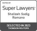 SuperLawyers Shalizeh Sadig Romano