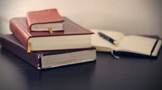 pile of books