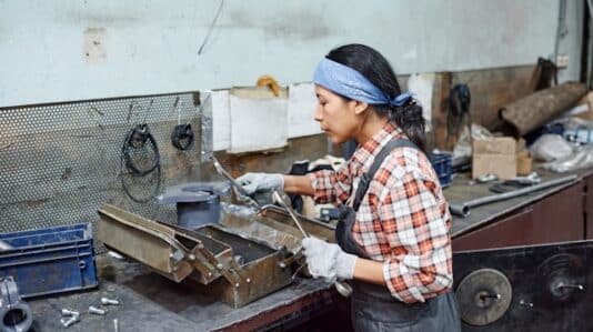 female mechanic worker