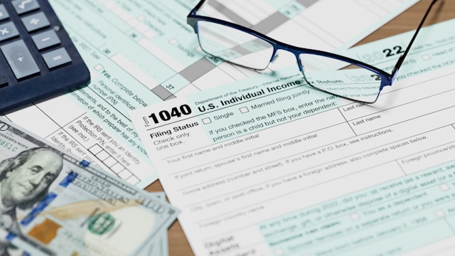 US government Form 1040