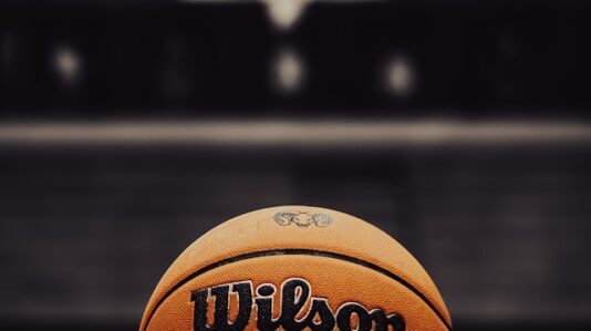a Wilson basketball
