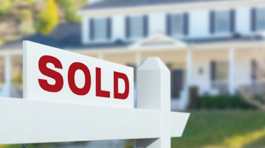 SOLD sign for a property