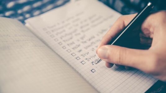 a checklist