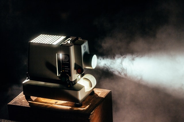 A film projector