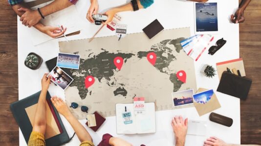 many hands working on the table