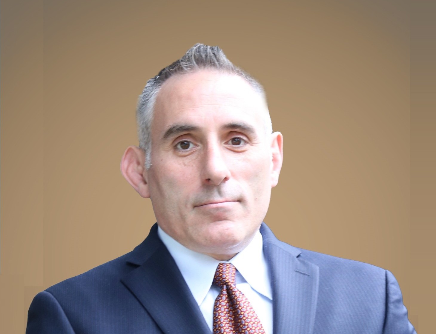 Dave Fish wearing suit