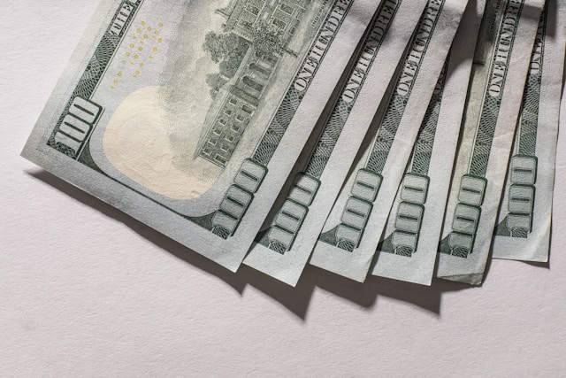 US dollar bills