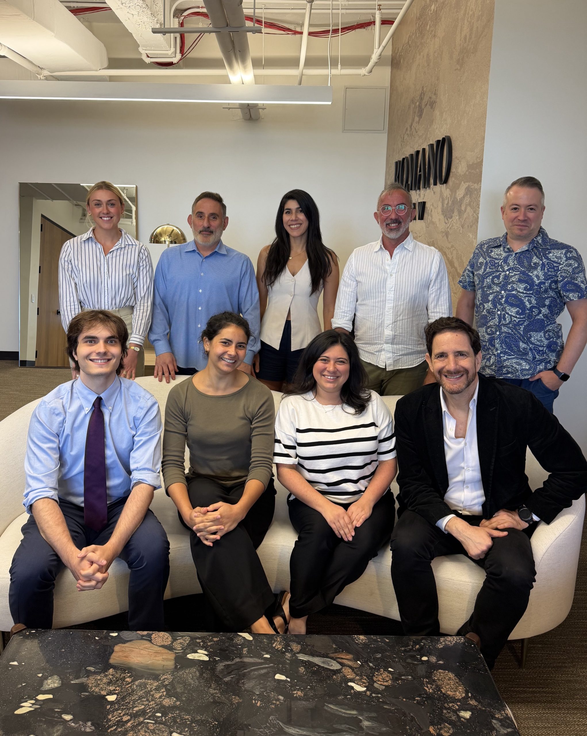 externs with top management at Romano Law