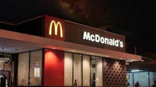 McDonald's store at night